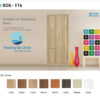 CỬA NHỰA ABS HÀN QUỐC MẪU KSD116
