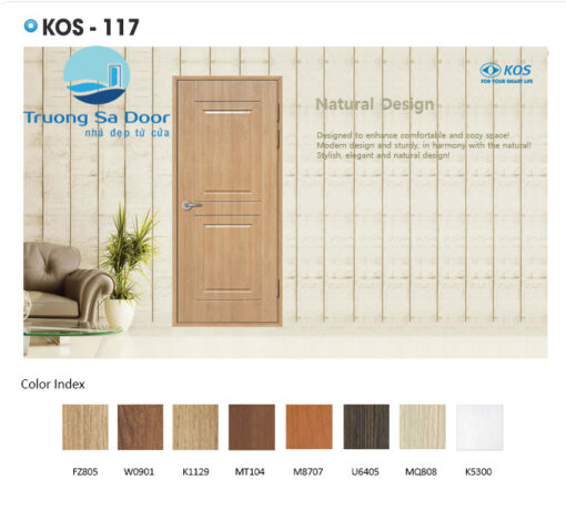 CỬA NHỰA ABS HÀN QUỐC MẪU KSD K117