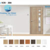 CỬA NHỰA ABS HÀN QUỐC MẪU KSD.K204