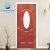 CỬA GỖ HDF VENEER MẪU TS 3go - Xoan Đào