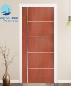 CỬA GỖ MDF VENEER TS P1R5 - XOAN ĐÀO