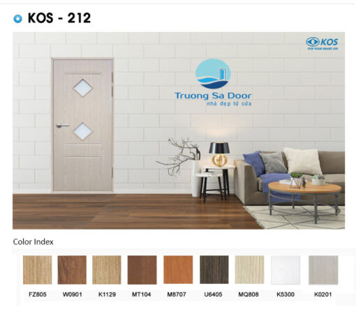 cửa nhựa abs Hàn Quốc K212